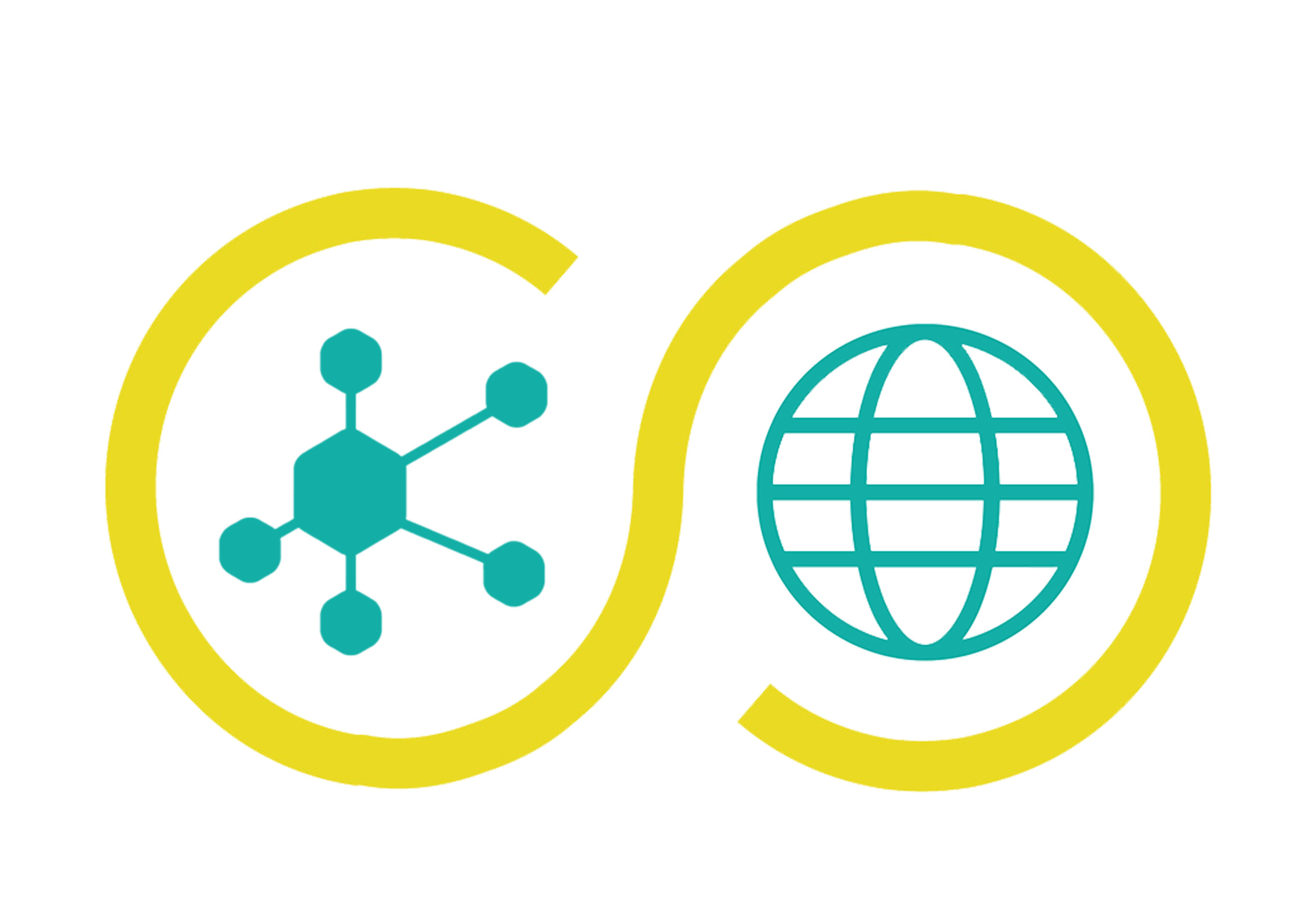 entice graphic with earth and trade symbols