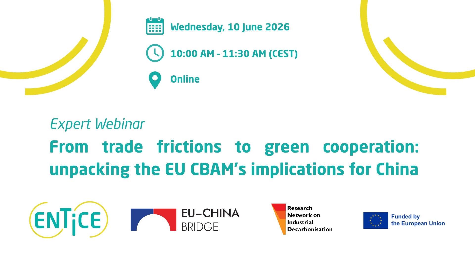 webinar with eu china